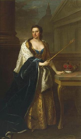 Michael Dahl Portrait of Anne of Great Britain oil painting image